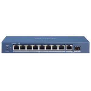 Networking Switch 8p Lan Gigabit Hikvision Ds-3e0510p-e/m 8p Poe + 2p Uplink - Desktop - Qos - 58w Fino:12/07