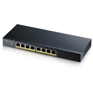 Networking Switch 8p Lan Gigabit Poe Zyxel Gs1900-8hp-eu0103f Web Managed -supp.ipv6