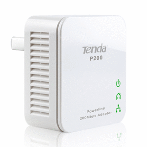 Networking Powerline 200m Tenda P200 Mini Adapter Con Home Plug- Garanzia 3 Anni-