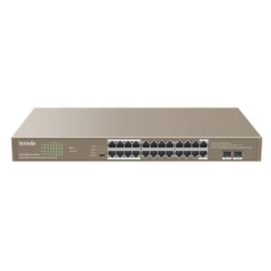 Networking Switch 24p Ge Lan Tenda Teg1126p-24-410w 24p Poe+2 Sfp