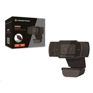 Webcam Webcam Conceptronic Amdis03b Full Hd 720p (risol.1080x720 ) Con Microf.- Usb2.0 Fino:31/07