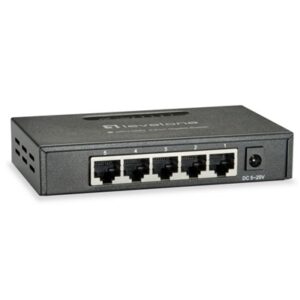 Networking Switch 5p Gigabit Levelone Geu-0523 In Metallo Fino:31/08