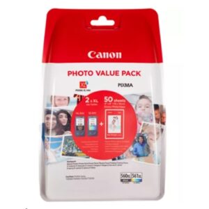 Materiali Di Consumo Multipack Canon Pg-560xl/cl-561xl Photo Value 3712c004 X Ts5350/ts5351/ts7450