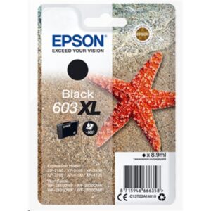 Materiali Di Consumo Cartuccia Epson 603xl "stella Marina" C13t03a14010 Nero X Xp-2100/xp-3100/xp-4100 - Wf-2810dwf/wf-2830dwf/wf-2850dwf