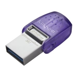 Memorie Flash Flash Drive "microduo" Usb3.2+usb-c 256gb Kingston Dtduo3cg3/256gb Read: 200mb/s