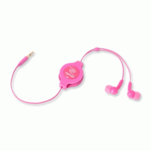 Multimedia Auricolare Stereo Retrattile Euaudiopnk Per Mp3 Rosa Retrak 816983010840