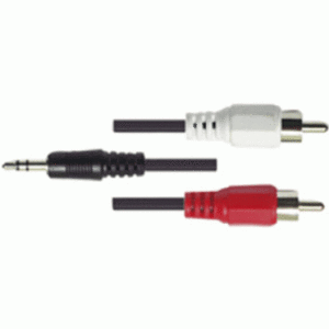 Cavi Cavo Audio Stereo Atlantis P019-av303-12n-3 Conn.3.5mm/2xrca M/m- Lunghezza 3mt-ean 8026974015903