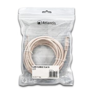 Cavi Cavo Rete Cat.6 Utp (cavo Patch) Atlantis P019-lan_6-u-5 - 5mt- Rame