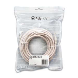 Cavi Cavo Rete Cat.6 Utp (cavo Patch) Atlantis P019-lan_6-u-x - 10mt - Rame