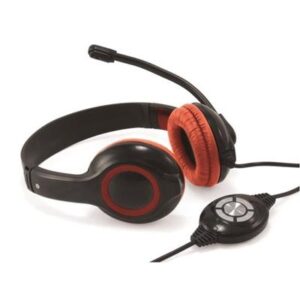 Multimedia Cuffia Con Microfono Conceptronic Cchatstaru2r - Col. Rosso - Cavo Usb 2mt Fino:31/07