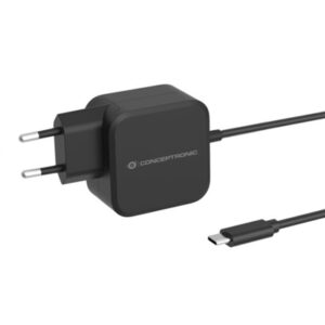 Smartphone Caribatterie Usb-c Pd Gan Conceptronic Ozul04be Da 67w- Usb-c Integrato - Cavo 180cm