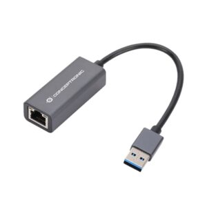 Cavi Adattatore Di Rete Usb Gigabit 3.0 Conceptronic Abby08g Funzione Wake-on-lan Integrata