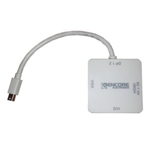 Cavi Adattatore Encore Enca-md-vdh Da Mini Display-port A Dvi/vga/hdmi 3 In 1