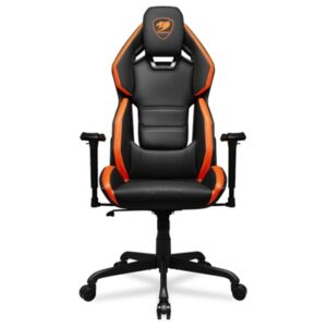 Sedie Sedia Gaming Cougar 3marxorb Hotrod Black/orange Regolabile Con Braccioli Base A 5 Raggi Ecopelle Portata Max 136kg