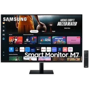 Monitor Monitor Smart Samsung Lcd Va 32" Wide S32dm700uu 4ms Mm Wqhd Black 2xhdmi 3xusb Usb-c Vesa Fino:31/12