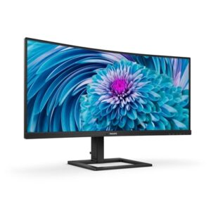 Monitor Monitor Philips Lcd Curved Va Led 34" Wide 346e2cuae/00 4ms Lowblue Mm Wqhd 3000:1 Black Hdmi Dp Usb-c Reg.alt. Vesafino:10/01