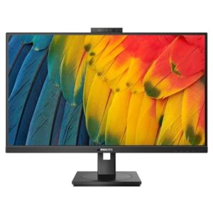 Monitor Monitor Philips Lcd Ips Led 23.8" Wide 24b1u5301h/00 4ms Mm Fhd 1000:1 Black Hdmi Dp Usb-c Lan Webcam Reg.alt. Pivotfino:10/01