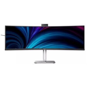 Monitor Monitor Philips Curved Led 49" 49b2u5900ch/00 32:9 4ms Mm Dual Qhd 3000:1 Black 2xhdmi Dp Usb-c Hub Usb Lan Webcam Fino:10/01