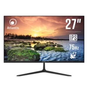 Monitor Monitor Atlantis Lcd Full Hd 27"a05-he27i-vhdm Multim.trial In Input Vga+hdmi+dp-supp.freesync Refr. 75hz-conf.dnsh X Fino:31/12