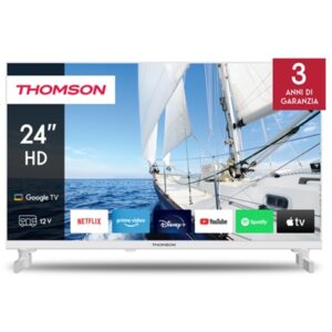 Tv Tv Thomson 24" Frame Less 24hg2s14cw 12volt Google Tv Dvb-t2/s2 Hd 1366x768 White Ci+ Slot 3xhdmi 2xusb Vesa