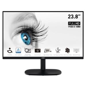 Monitor Monitor Msi Pro Mp245v 23.8" Va Ag Fhd 16:9 4000:1 1ms 100hz Less Blue Light Hdmi D-sub Vesa Black Fino:31/12