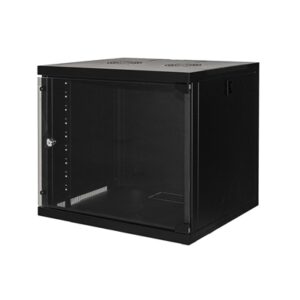 Armadi Rack Rack19" Armadio9u Lk1909un A Parete L540xp450xa485 Nero Con Porta In Vetro - Assemblato