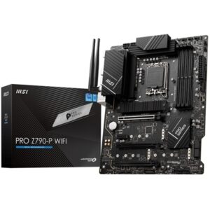 Main Board Mb Msi Pro Z790-p Wifi Lga1700 4xddr5dc-7000o.c. 1xhdmi 1xdp 1xpcie5.0x16 4xm.2 6xsata3r Gblan Usb3.2 Wifi-6e Bt Atx