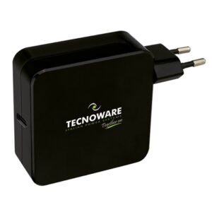 Alimentatori Alimentatore Usb-c Da Casa 1p Tecnoware Fau17704 Nero 65w