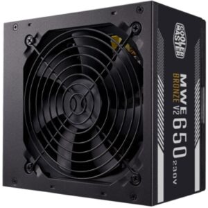 Alimentatori Alimentatore Atx 650w Coolermaster Mwe650 Mpe-6501-acabw-beu 650watt 80+ Bronze V2 200-240va 50-60hz Fan120mm Cavo Shuko