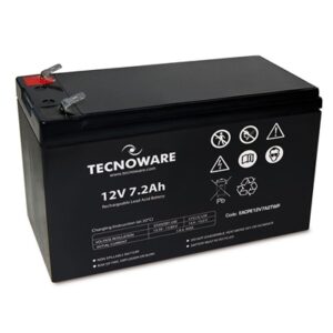 Ups Batteria X Ups/antifurti/etc. 12v7.2ah Tecnoware - Eacpe12v7a2twp - Cm. 151x65x94+5 (lxpxh) Ermetica Al Piombo Fino:31/12