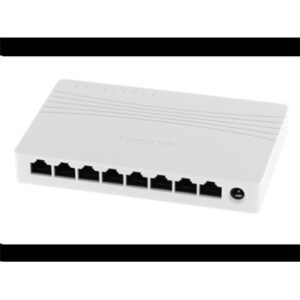 Networking Switch 8p Lan Gigabit Hikvision Ds-3e0508d-e Unmanaged - Case Plastico Fino:31/12