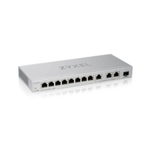 Networking Switch 12p Lan Gigabit Zyxelxgs1250-12-zz0101f 8p Gigabit + 3p 10mgbe 1p Sfp+ 10gbe Easy Manag.x Vlan