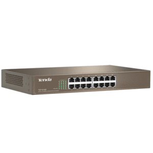 Networking Switch 16p Lan 10/100m Tenda Tef1016ddesktop - Metallo- Garanzia 3 Anni Fino:31/12