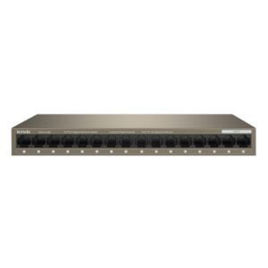 Networking Switch 16p Lan Gigabit Tenda Teg1016m - 10/100/1000 Mbps Base-t Ethernet - Garanzia 3 Anni