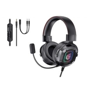 Accessori Cuffie Gaming Conceptronic Athan03b Luci Led Rgb-microfono Integr.-cavo 2.5mt (3.5mm)- Compat.pc