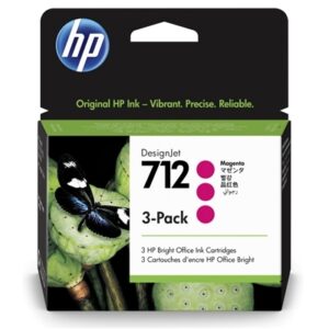 Materiali Di Consumo Cartuccia Hp 712 3ed78a Magenta Designjet 3-pack 29ml Adatta A Designjet Studio