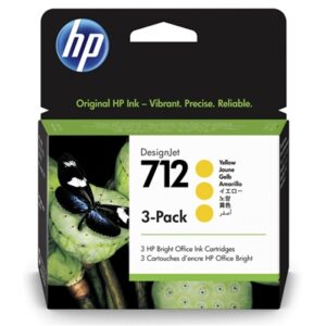 Materiali Di Consumo Cartuccia Hp 712 3ed79a Giallo Designjet 3-pack 29ml Adatta A Designjet Studio