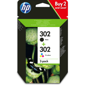 Materiali Di Consumo Cartuccia Hp 302 Multipack X4d37ae Nero+colore 190+165pg Hvs