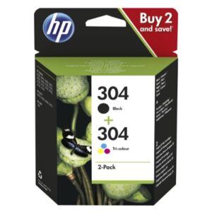 Materiali Di Consumo Cartuccia Hp 304 Multipack 3jb05ae Nero+colore 120+100pg