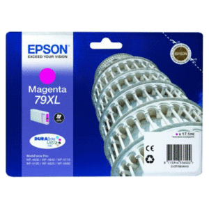 Materiali Di Consumo Cartuccia Epson 79xl "torre Di Pisa" C13t79034010 Magenta 2.000pg X Workforce Pro Wf-5110dw