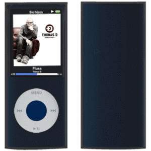 Borse E Custodie Custodia Silicone Per Mp3 Ipod Nano A/mpc-n4s Quarta Generazione Nera