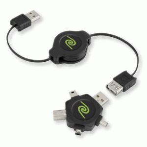 Cavi Cavo Usb Con Multi Adattatore Intercambiabile Retrattile Eucablestar Retrak 181204000376