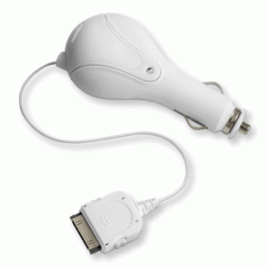 Accessori Caricabatterie Apple30pin Da Auto Retrak Euipodchgcw Cavo 90cm Bianco Out:0