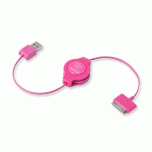 Cavi Cavo Ipod E Iphone Retrattile Usb 2.0 Sync/charge Euipodusbpk Rosa Retrak 816983011175