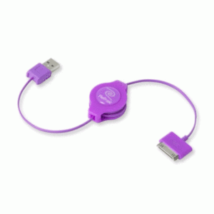 Cavi Cavo Ipod E Iphone Retrattile Usb 2.0 Sync/charge Euipodusbrl Porpora Retrak 816983011205