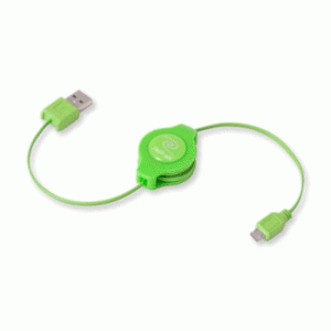 Cavi Cavo Usb 2.0 A Micro 5-pin Retrattile Verde Retrak Eucablemicgn 816983011137