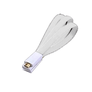 Smartphone Cavo Usb-micro Usb Per Smartphone E Tablet Atlantis P019-umc-wt-1.5- Colore Bianco 1.5mt- Contatti Magnetici-ean: 8026974016863