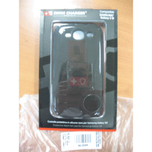 Borse E Custodie Custodia X Samsung Galaxy Siii Scp30037 Swiss Charger In Silicone Nero