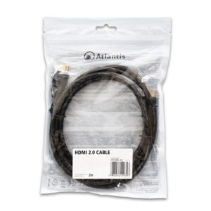 Cavi Cavo Hdmi 2.0 Atlantis P019-hdmi_20-2 -rame - Schermato - 2mt