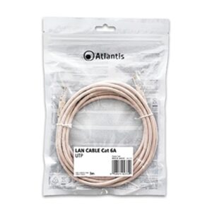 Cavi Cavo Rete Cat.6a-utp (cavo Patch) Atlantis P019-ln_6a-u-3c - 3mt In Rame- Ean: 8026974023700